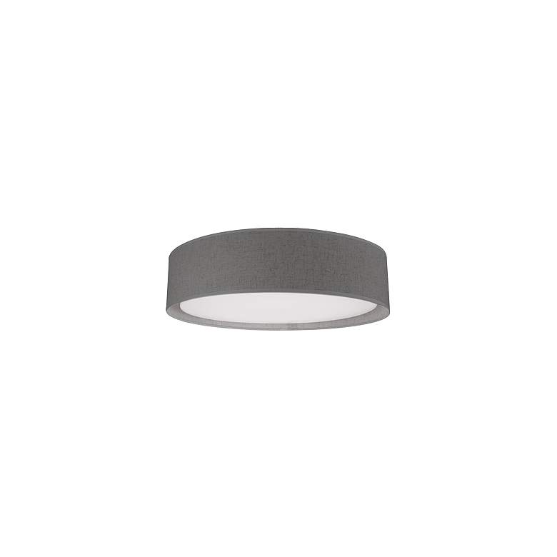 Image 2 Kuzco Dalton LED 16-in Gray Flush Mount more views