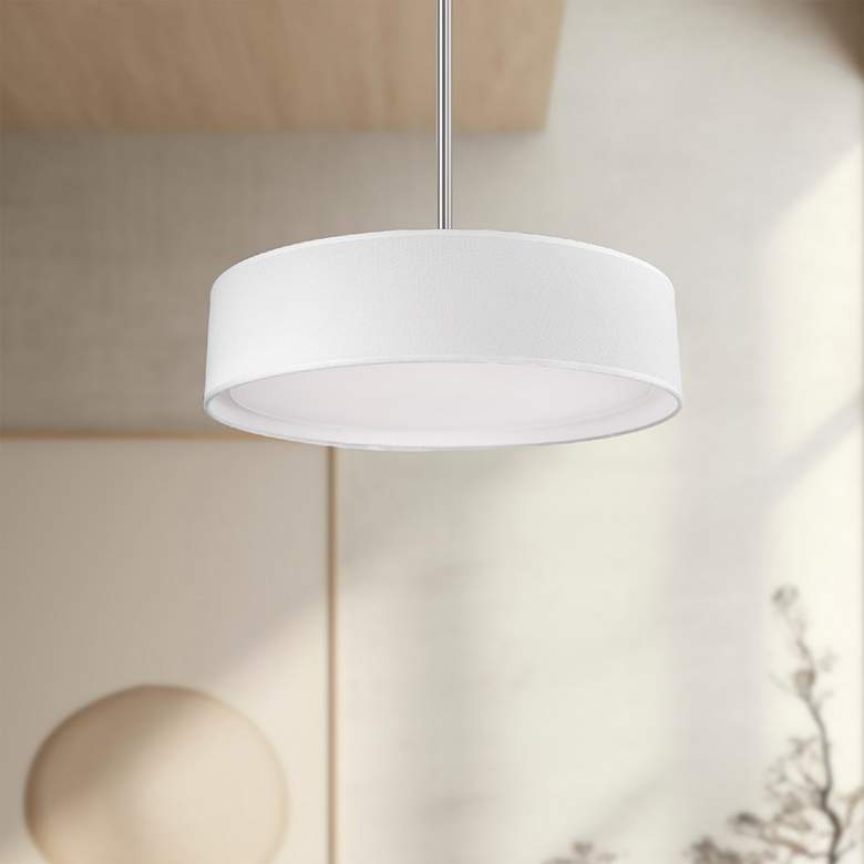 Image 1 Kuzco Dalton LED 16-in White Pendant