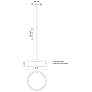 3_Kuzco Dalton LED 16-in White Pendant more views