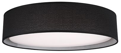 Image 2 Kuzco Dalton LED 20-in Black Flush Mount more views