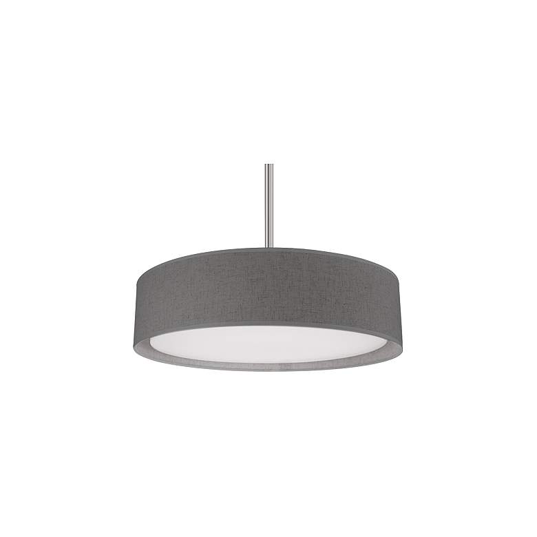 Image 2 Kuzco Dalton LED 20-in Gray Pendant more views
