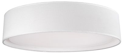 Image 2 Kuzco Dalton LED 20-in White Flush Mount more views
