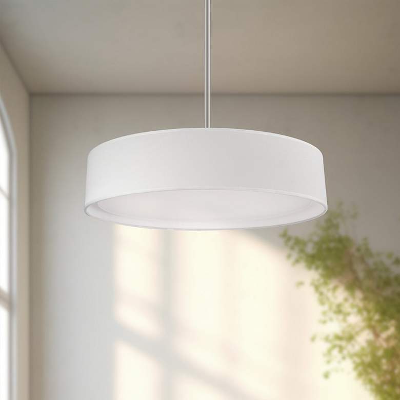 Image 1 Kuzco Dalton LED 20-in White Pendant