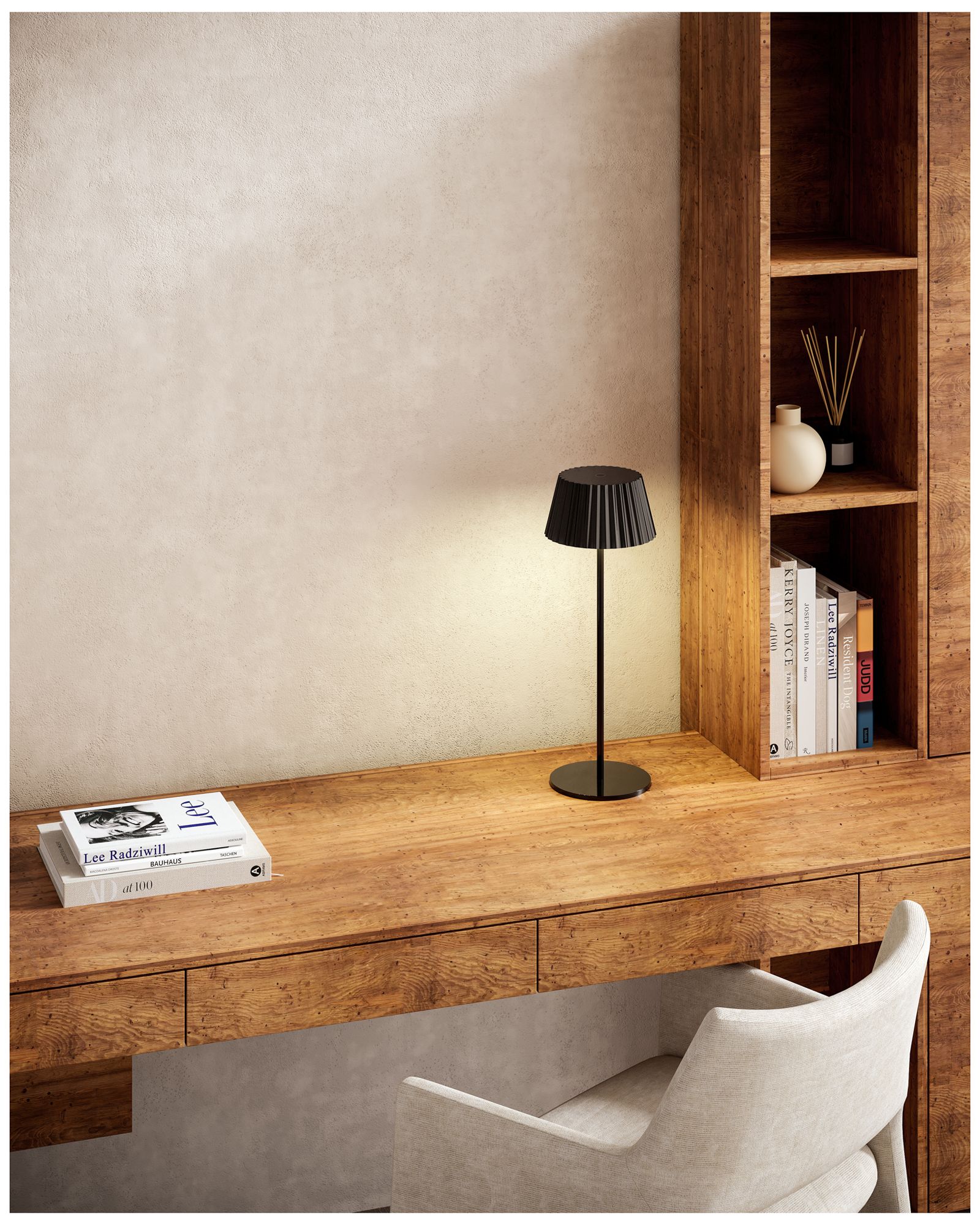 Image 3 Kuzco Dario LED 5-in Black LED Table Lamp more views