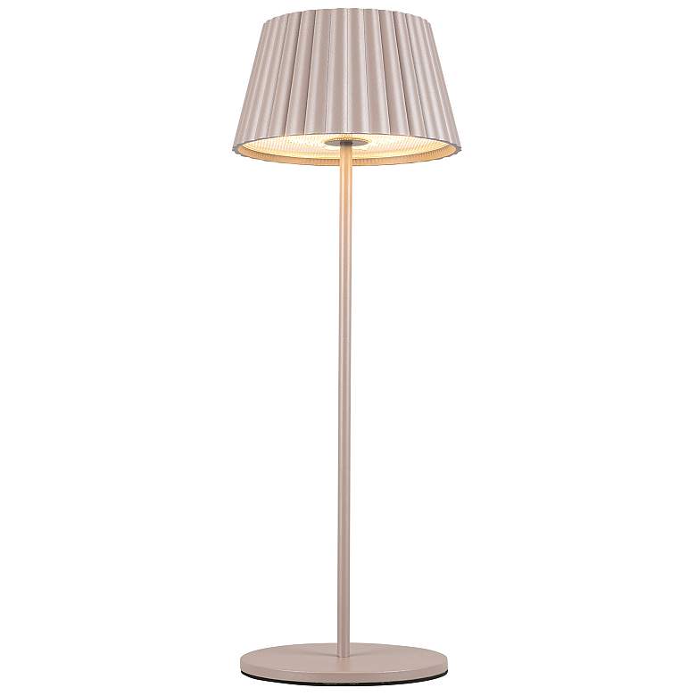 Image 1 Kuzco Dario LED 5-in Moonstone Gray LED Table Lamp