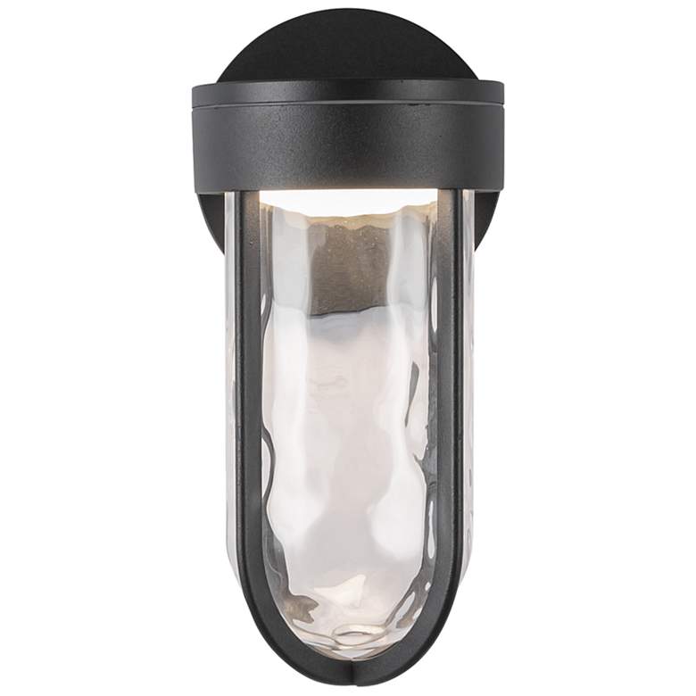 Image 4 Kuzco Davy LED 11-in Black Exterior Wall Sconce more views