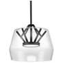 2_Kuzco Deco LED 12-in Clear/Black Pendant more views