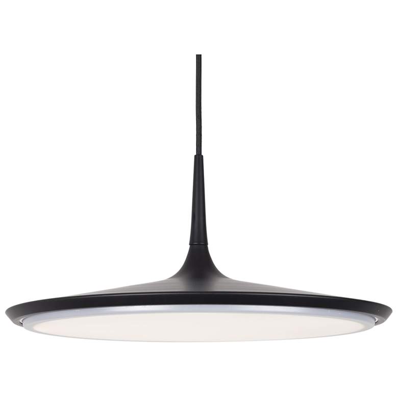 Image 1 Kuzco Disc LED 16-in Black Pendant