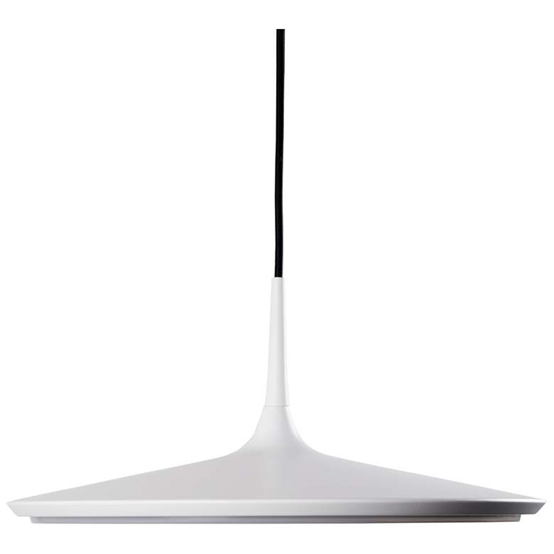 Image 2 Kuzco Disc LED 16-in White Pendant