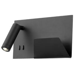 Kuzco Dorchester LED 11-in Black Wall Sconce