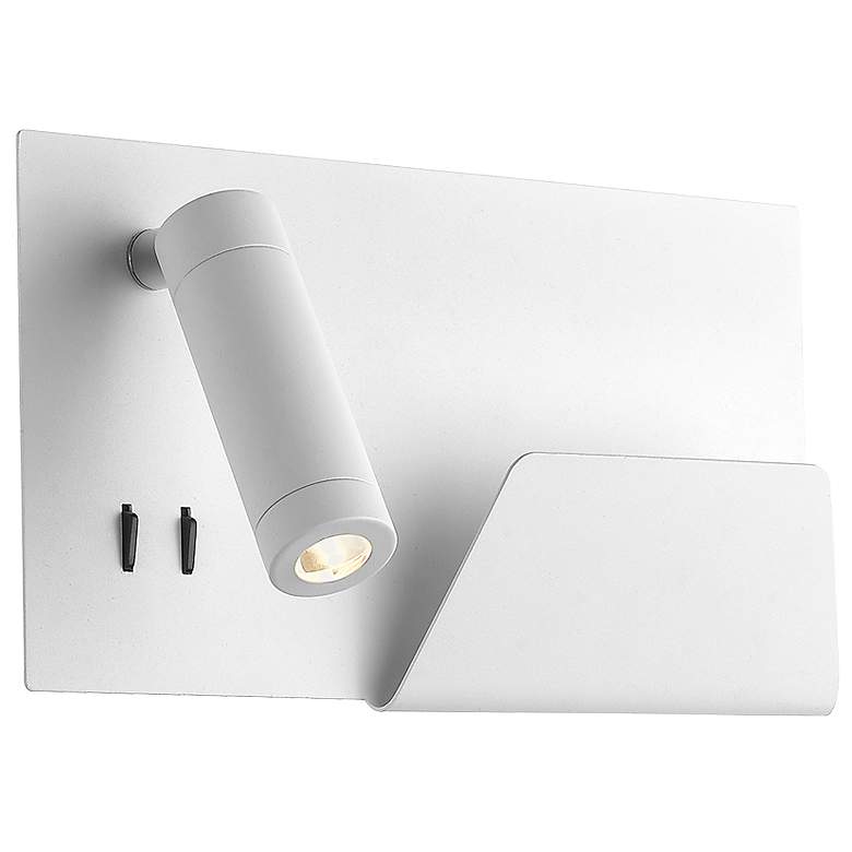 Image 1 Kuzco Dorchester LED 11-in White Wall Sconce