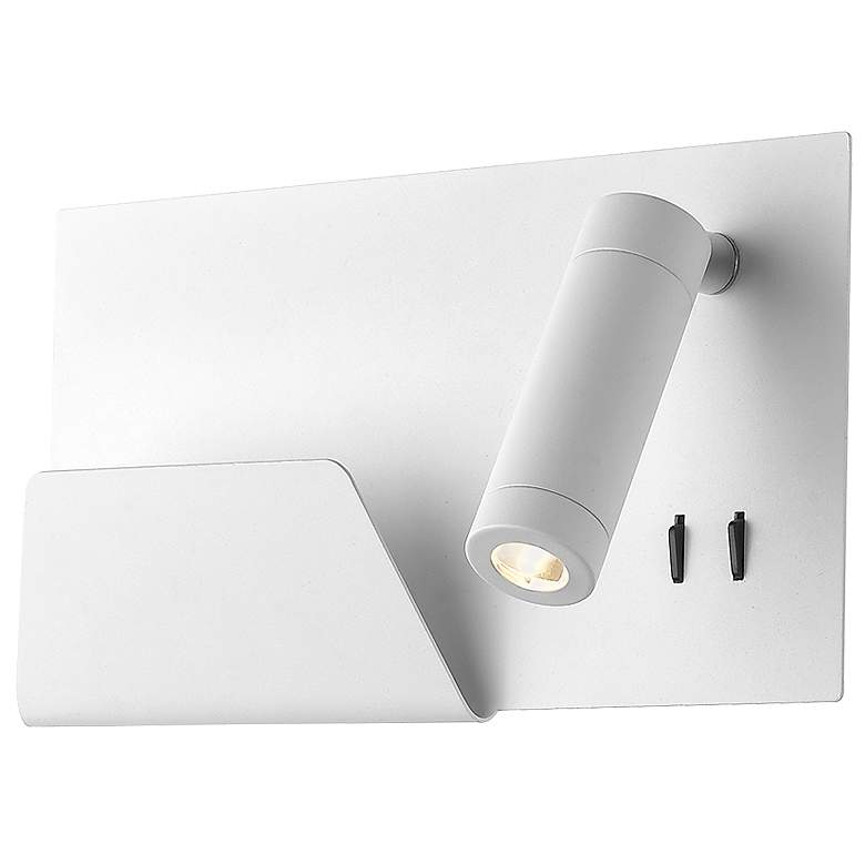Image 1 Kuzco Dorchester LED 11-in White Wall Sconce