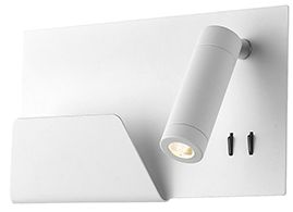 Image 2 Kuzco Dorchester LED 11-in White Wall Sconce more views