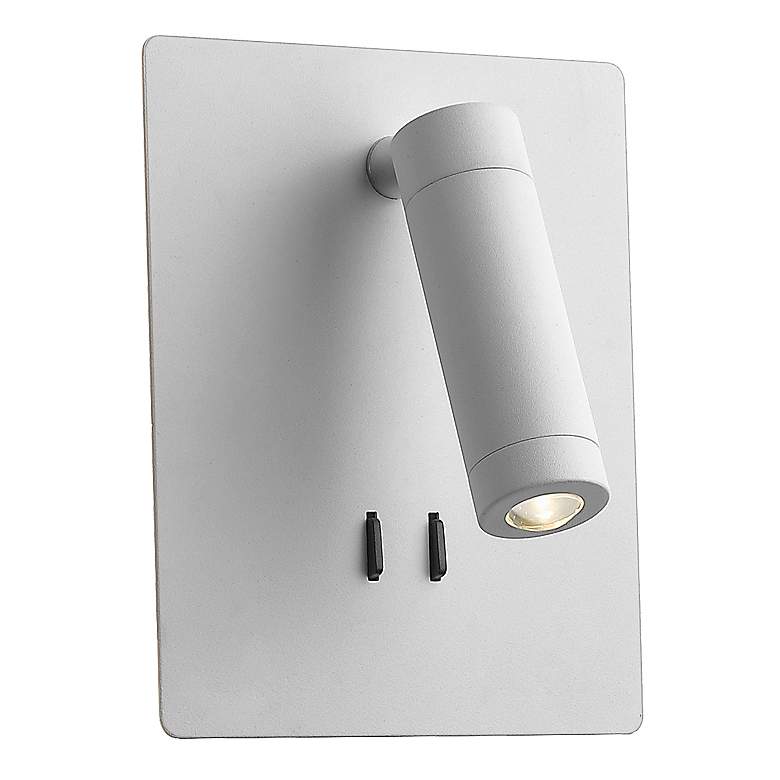Image 1 Kuzco Dorchester LED 6-in White Wall Sconce