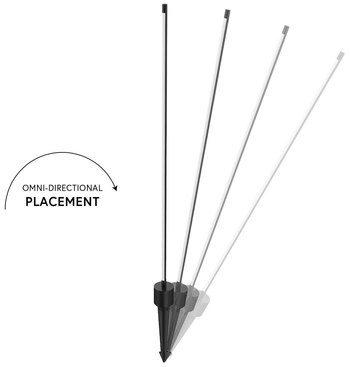 Image 2 Kuzco Dorian 32" High Black Aluminum LED Outdoor Path Light more views