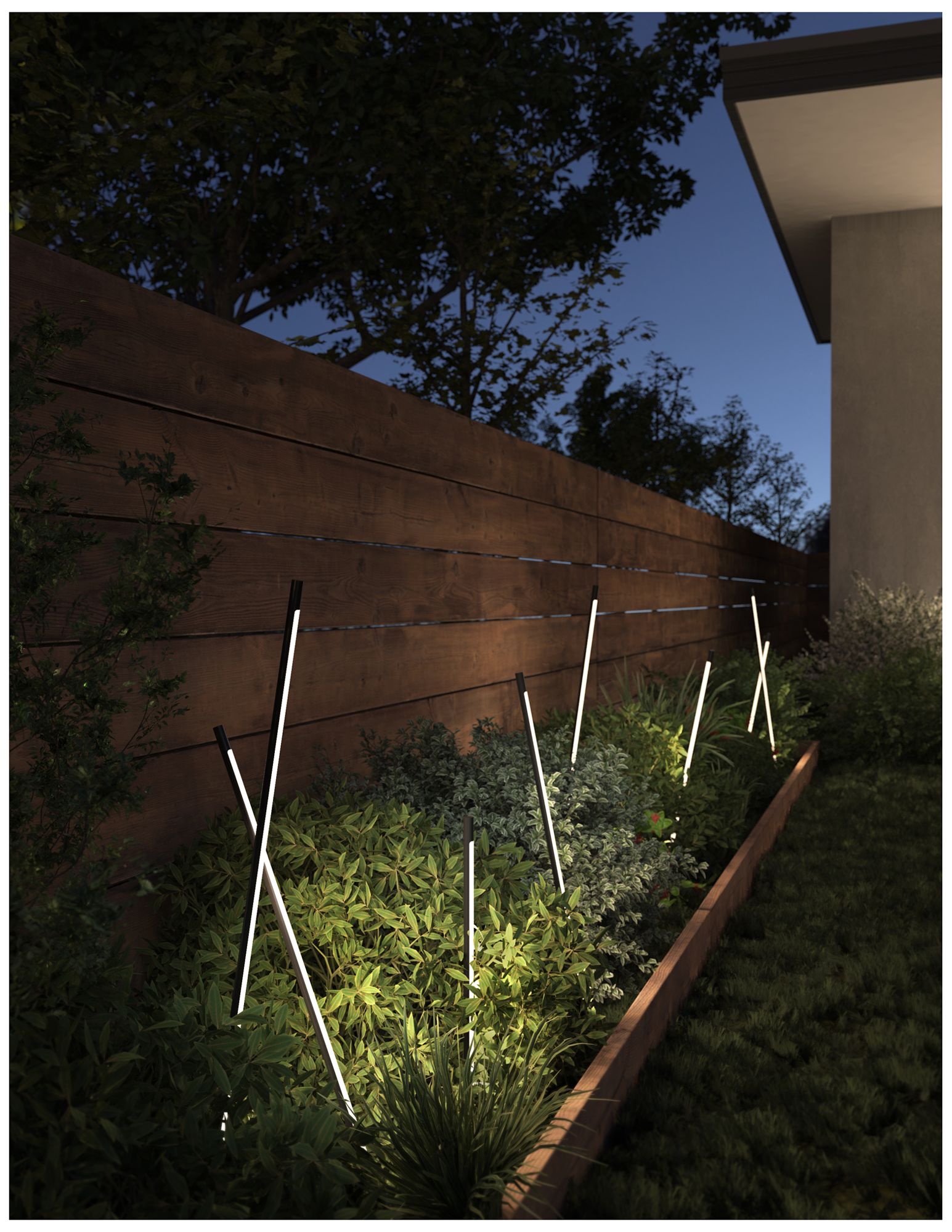 Image 3 Kuzco Dorian 32" High Black Aluminum LED Outdoor Path Light more views