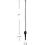 4_Kuzco Dorian 32" High Black Aluminum LED Outdoor Path Light more views