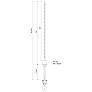 5_Kuzco Dorian 32" High Black Aluminum LED Outdoor Path Light more views