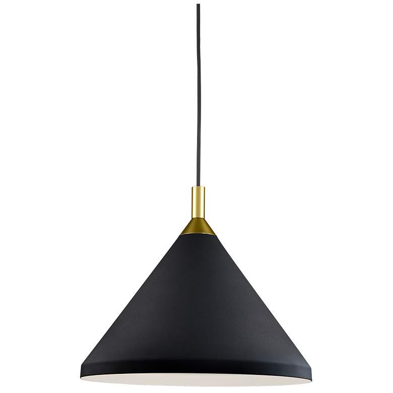 Image 1 Kuzco Dorothy 14-in Black With Gold Detail Pendants