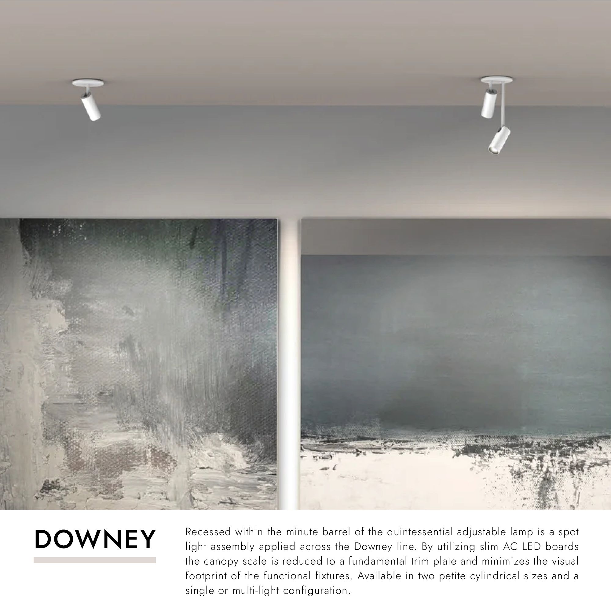 Image 3 Kuzco Downey LED 2-in Black Semi-Flush Mount more views