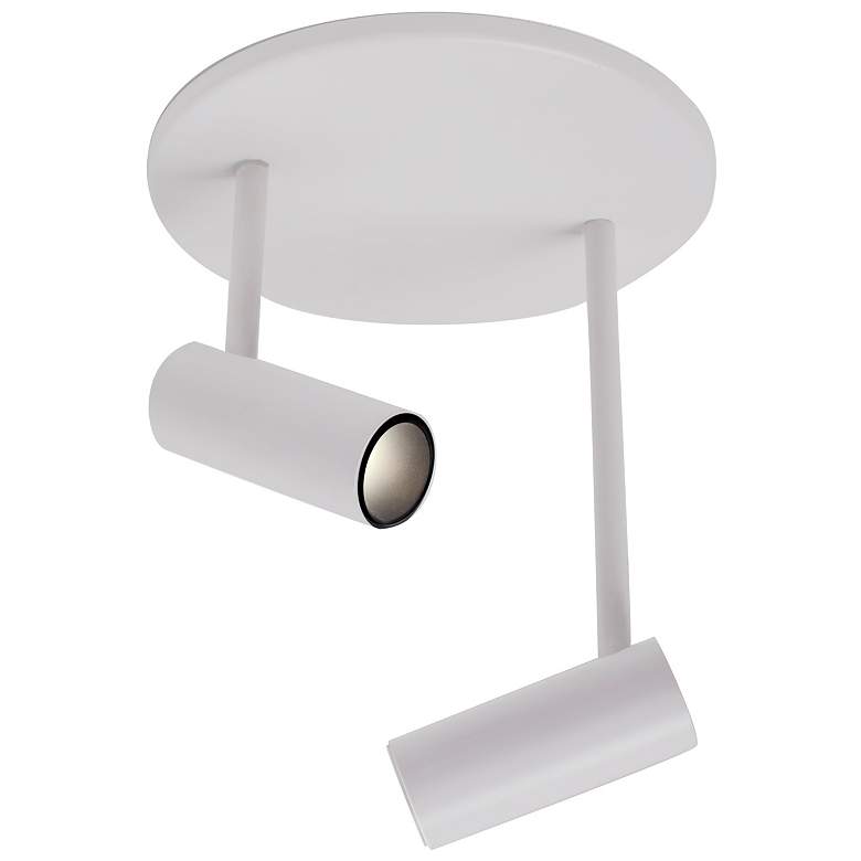 Image 1 Kuzco Downey LED 2-in White Semi-Flush Mount