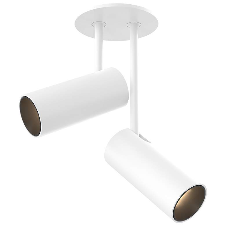 Image 1 Kuzco Downey LED 2-in White Semi-Flush Mount