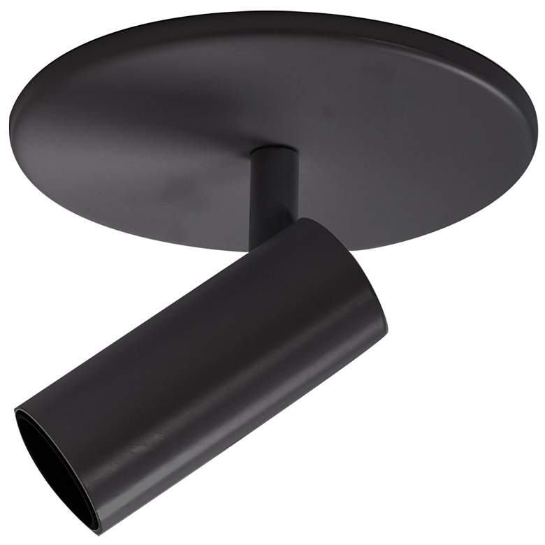 Image 1 Kuzco Downey LED 3-in Black Semi-Flush Mount