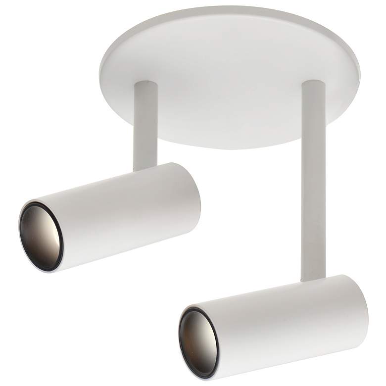 Image 1 Kuzco Downey LED 3-in White Semi-Flush Mount