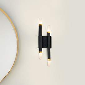 Image1 of Kuzco Draven LED 5-in Black Wall Sconce