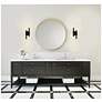 Thumbnail3 of Kuzco Draven LED 5-in Black Wall Sconce more views