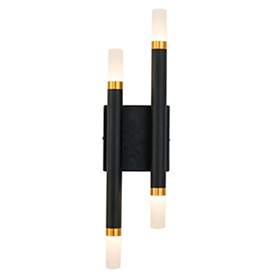 Image4 of Kuzco Draven LED 5-in Black Wall Sconce more views