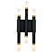 Kuzco Draven LED 7-in Black Wall Sconce