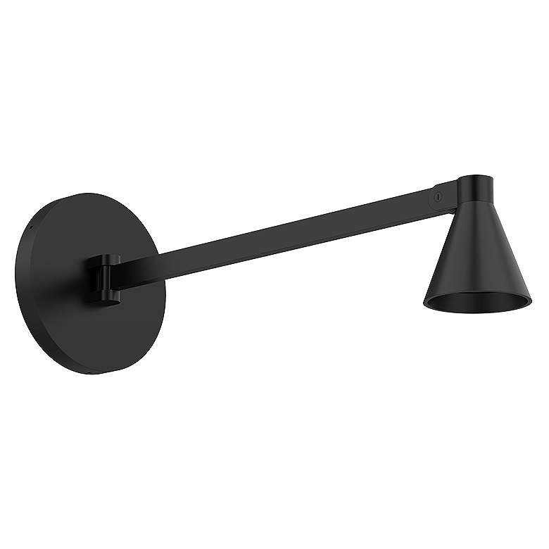 Image 1 Kuzco Dune LED 14-in Black Wall Sconce