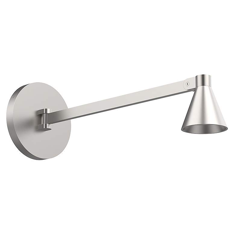 Image 1 Kuzco Dune LED 14-in Brushed Nickel Wall Sconce
