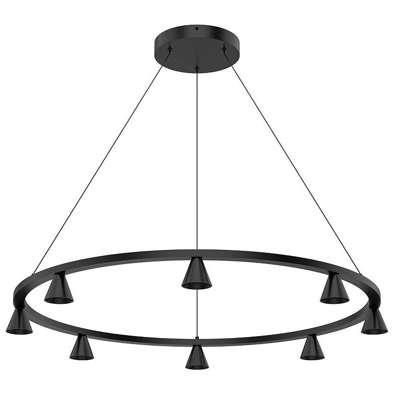 Image 1 Kuzco Dune LED 33-in Black LED Chandeliers