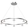 2_Kuzco Dune LED 33-in Brushed Nickel LED Chandeliers more views