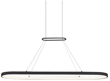 Image 2 Kuzco Eerie LED 47-in Black Pendant more views