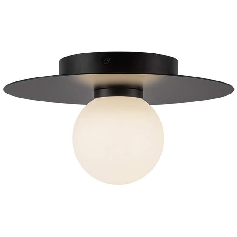 Image 1 Kuzco Elixir LED 10-in Black Flush Mount