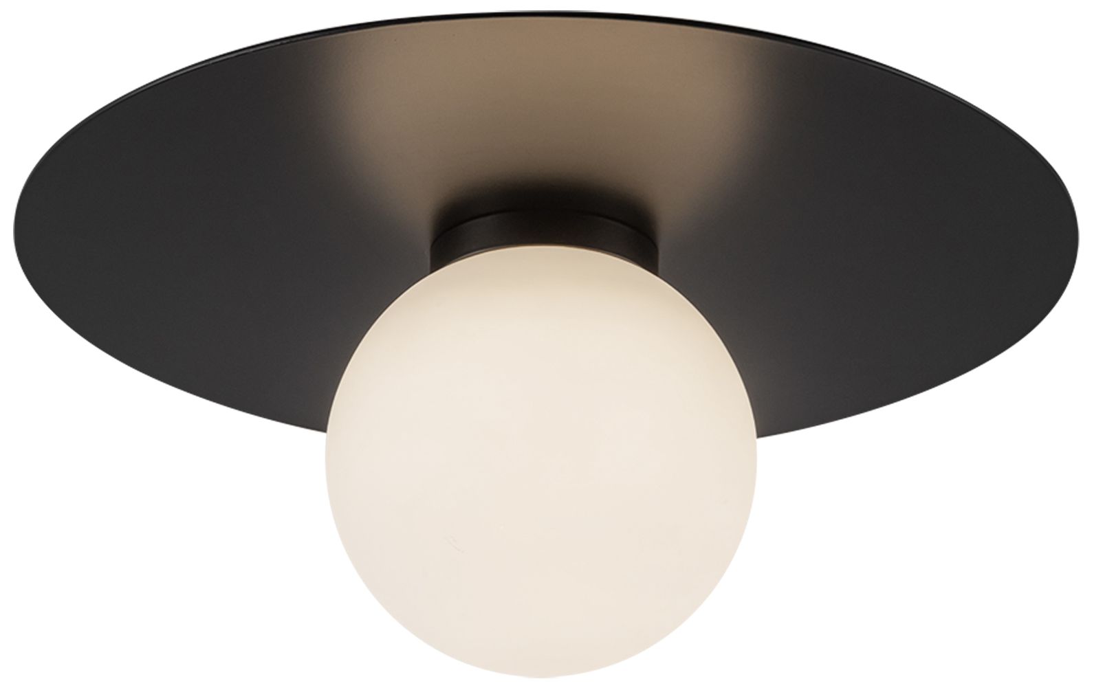 Image 3 Kuzco Elixir LED 10-in Black Flush Mount more views