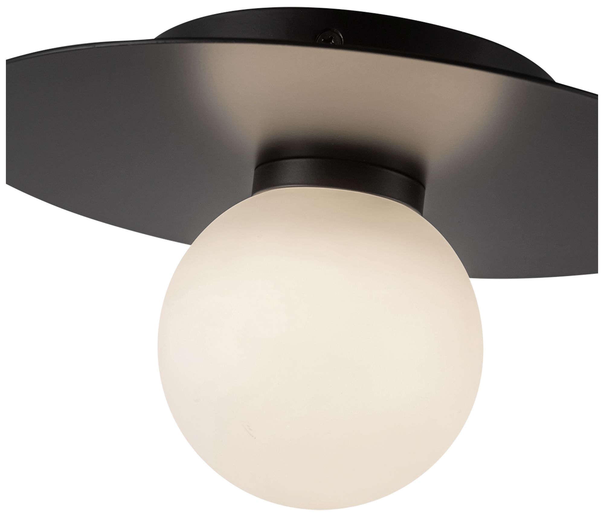 Image 5 Kuzco Elixir LED 10-in Black Flush Mount more views