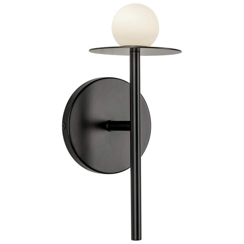 Image 1 Kuzco Elixir LED 10-in Black Wall Sconce
