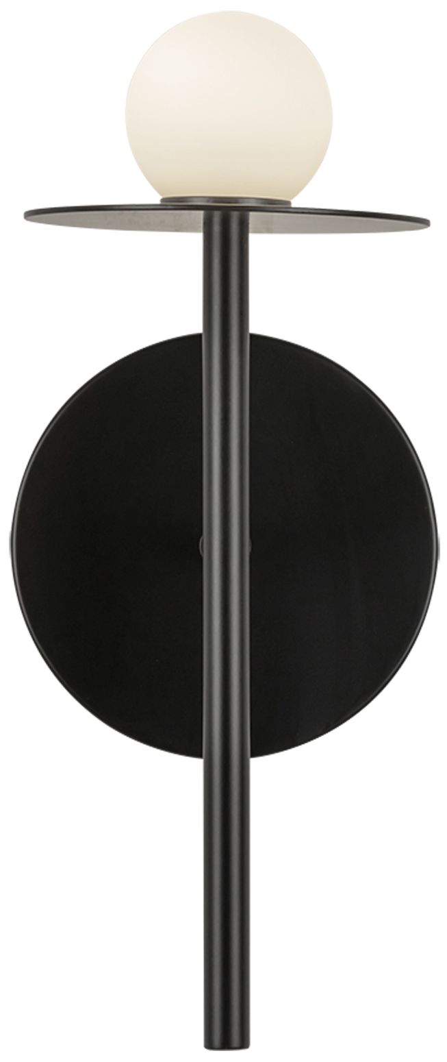 Image 3 Kuzco Elixir LED 10-in Black Wall Sconce more views