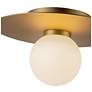 5_Kuzco Elixir LED 10-in Brushed Gold Flush Mount more views