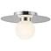 Kuzco Elixir LED 10-in Chrome Flush Mount