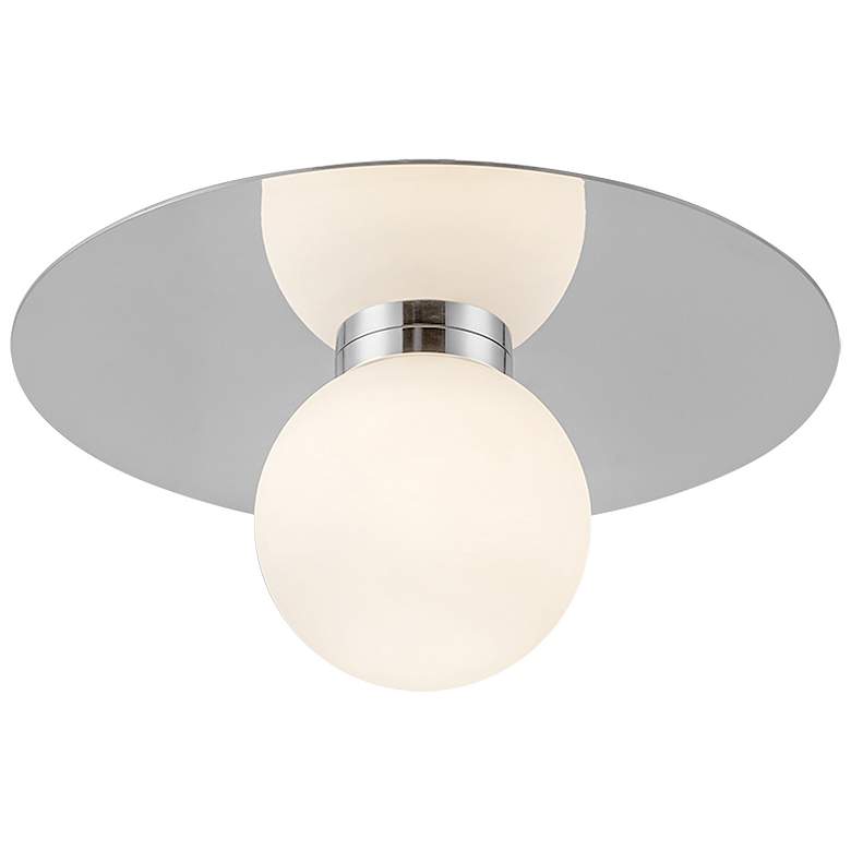 Image 3 Kuzco Elixir LED 10-in Chrome Flush Mount more views