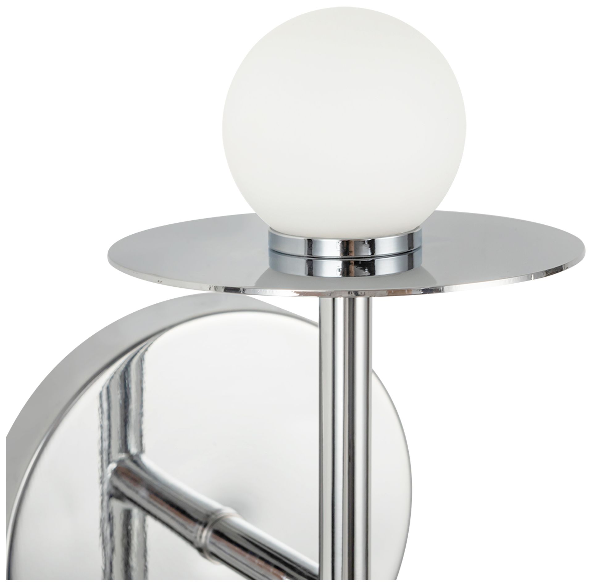 Image 5 Kuzco Elixir LED 10-in Chrome Wall Sconce more views