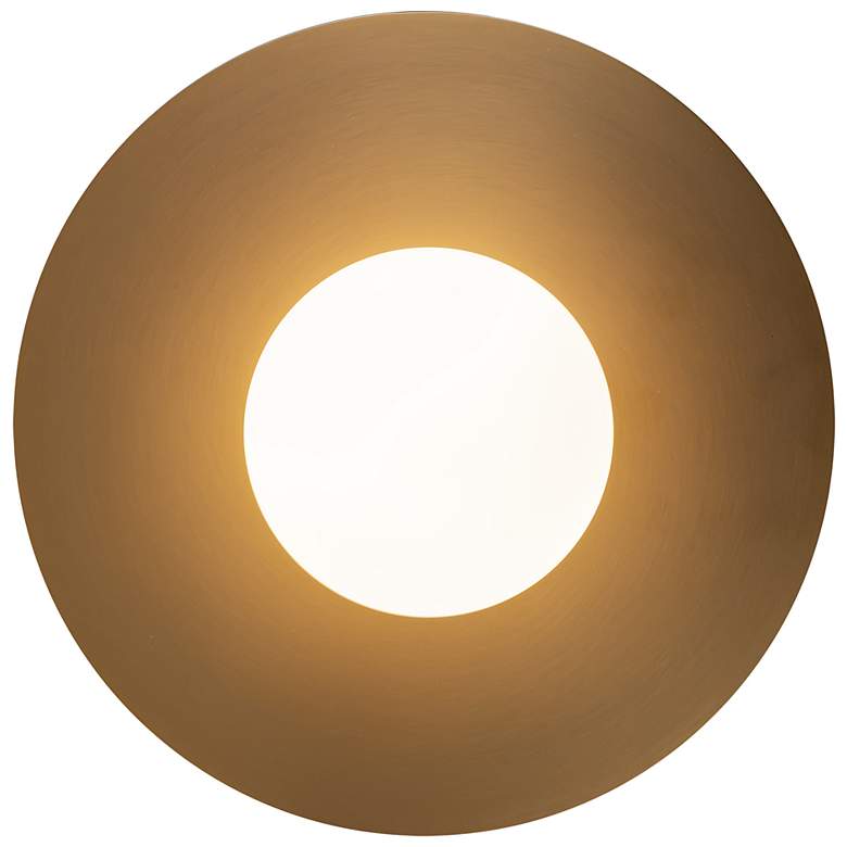 Image 4 Kuzco Elixir LED 14-in Brushed Gold Flush Mount more views