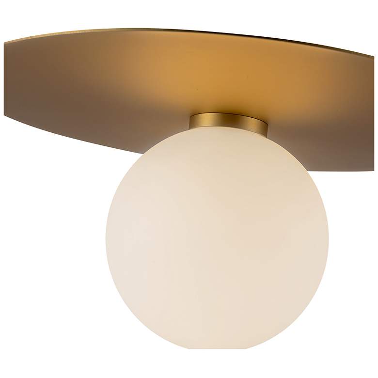 Image 5 Kuzco Elixir LED 14-in Brushed Gold Flush Mount more views