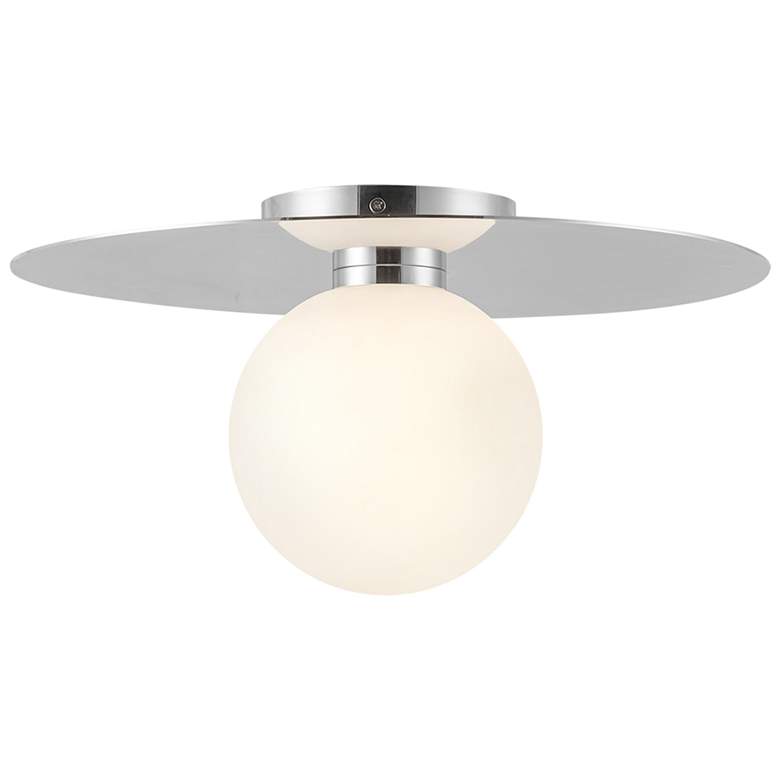 Image 1 Kuzco Elixir LED 14-in Chrome Flush Mount