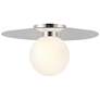 2_Kuzco Elixir LED 14-in Chrome Flush Mount